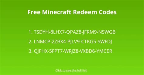 free minecraft prepaid codes.